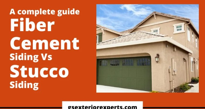 Fiber Cement Siding vs Stucco? Choose the Best - GS Exterior Experts